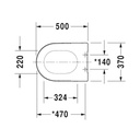 Duravit 006332 Starck 3 Toilet Seat And Cover 2