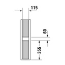 Duravit 085839 ME By Starck Pedestal White 3