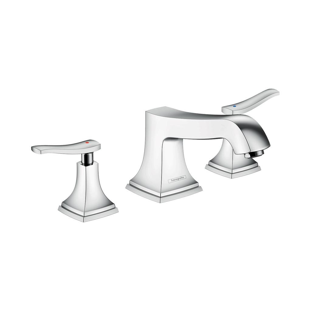 Hansgrohe 31428001 Metropol Classic 3 Hole Roman Tub Set Trim Chrome 1