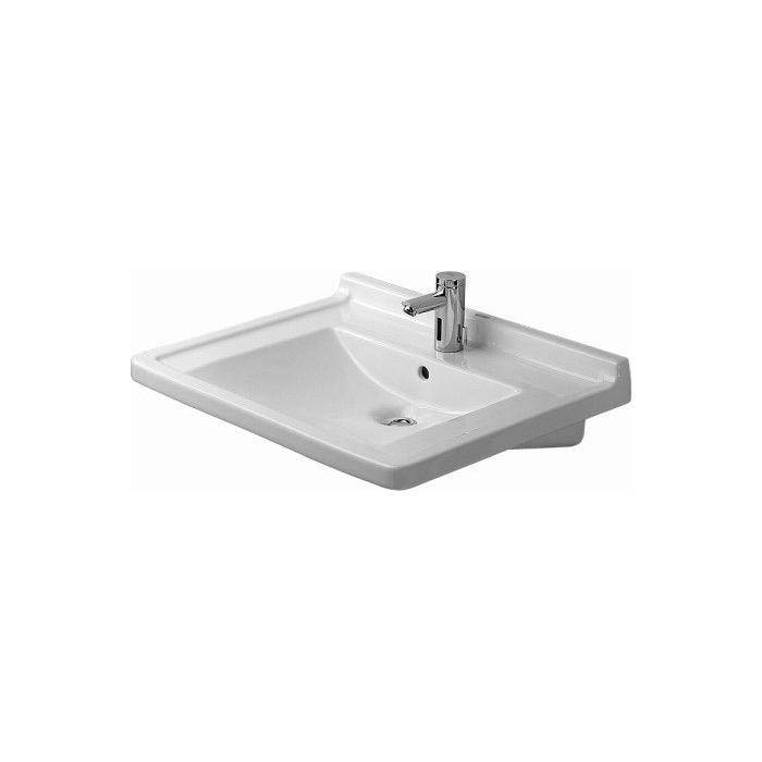 Duravit 030970 Starck 3 Washbasin One Faucet Hole White 1