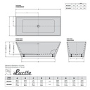 Fleurco BCA5631 Petite Calando Acrylic Bathtub White 2