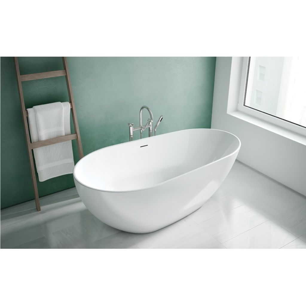 Fleurco BBU6733 Burletta Acrylic Bathtub White 1