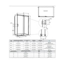 Fleurco NAP4836 APOLLO 2 Sided Closes Against Return Panel Brushed Nickel 2