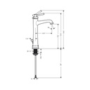 Hansgrohe 04772670 Joleena Single Hole Faucet 230 Matte Black 2