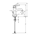 Hansgrohe 04771000 Joleena Single Hole Faucet 100 Chrome 2