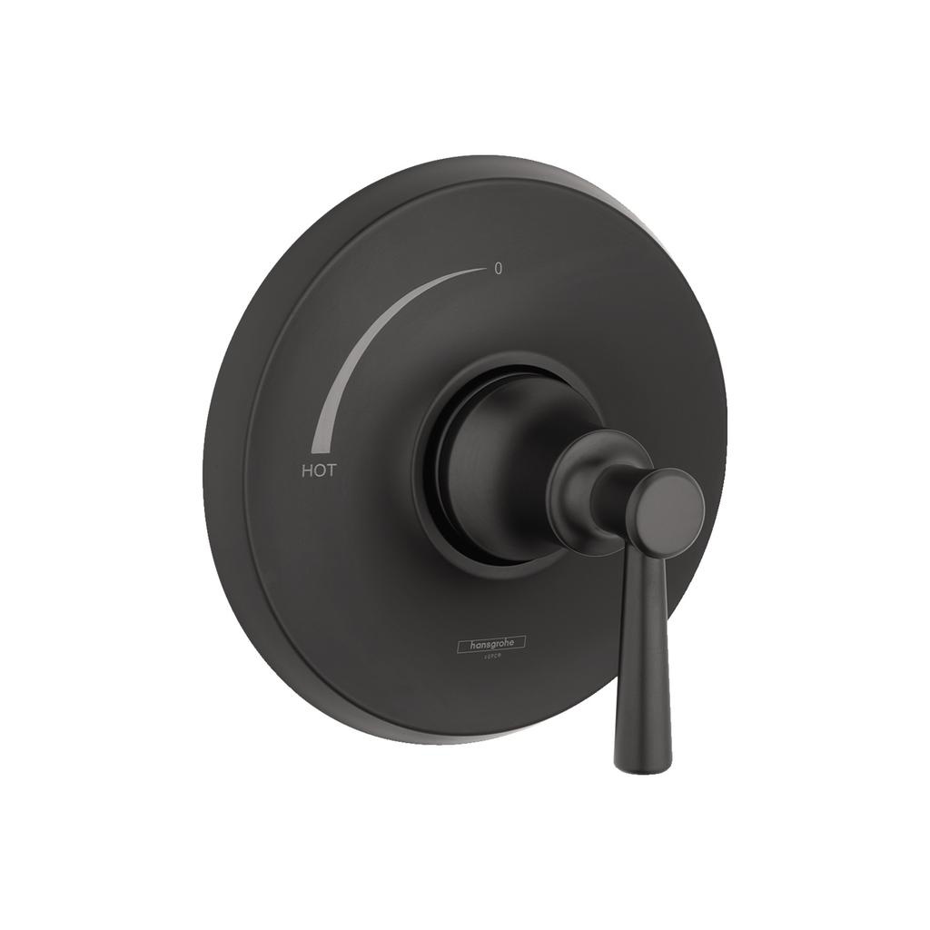 Hansgrohe 04779670 Joleena Pressure Balance Trim Matte Black 1