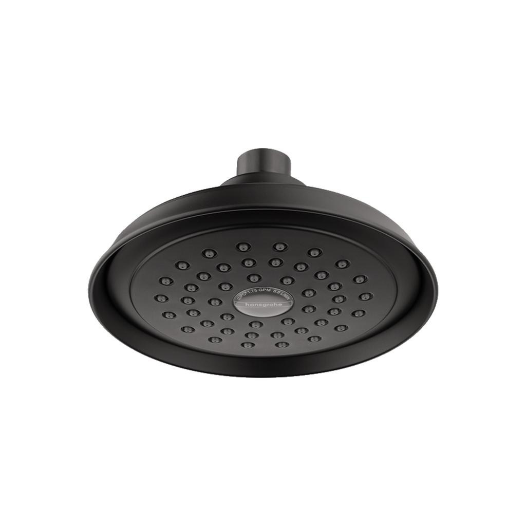 Hansgrohe 04780670 Joleena Showerhead 150 1 Jet Matte Black 1