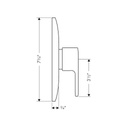 Hansgrohe 04201000 Commercial Pressure Balance Trim E Chrome 2