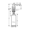 Hansgrohe 04796800 Joleena Soap Dispenser Steel Optic 2