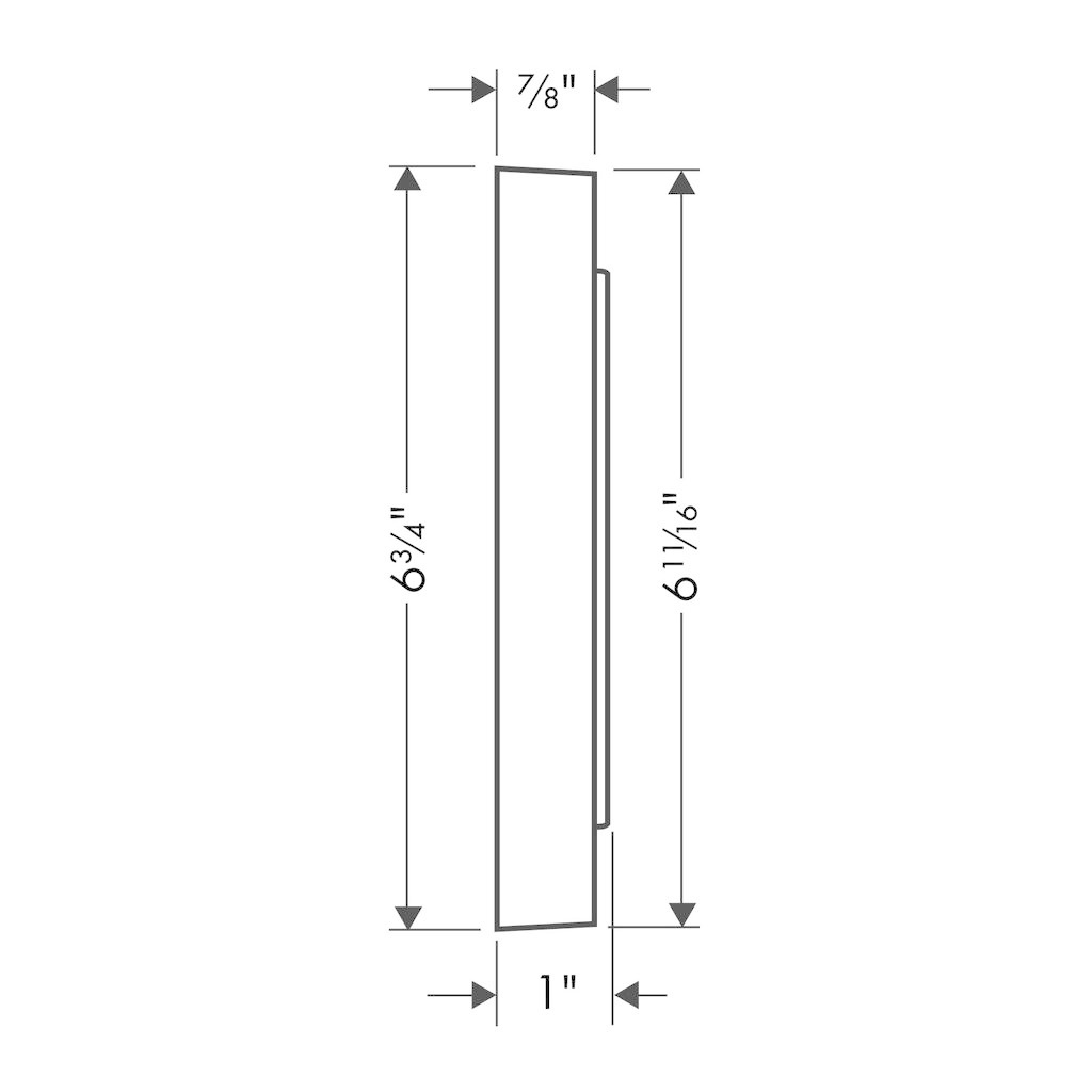 Hansgrohe 13596000 7/8 Shallow Extension Set Chrome 2