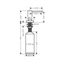 Hansgrohe 40448831 Talis Soap Dispenser Polished Nickel 2