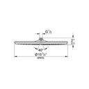 Grohe 28783000 Rainshower 16" Jumbo Showerhead Chrome 2
