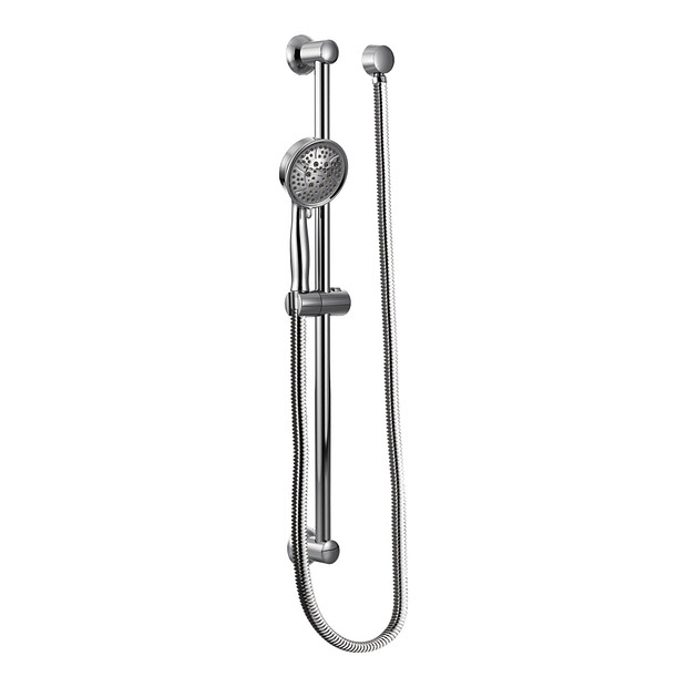 Moen 3667EPBN Trad 4F Eco Hh W/Slide Bar Bn