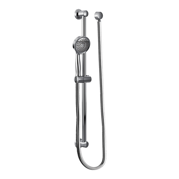 Moen 3668EPBN Trad 1F Eco Hh W/Slide Bar Bn