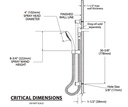 Moen 3669EPBN Trans 4F Eco Hh W/Slide Bar Bn