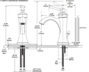 Moen 4500BN Wynford Lavatory 1Hdl Single Hole Bn