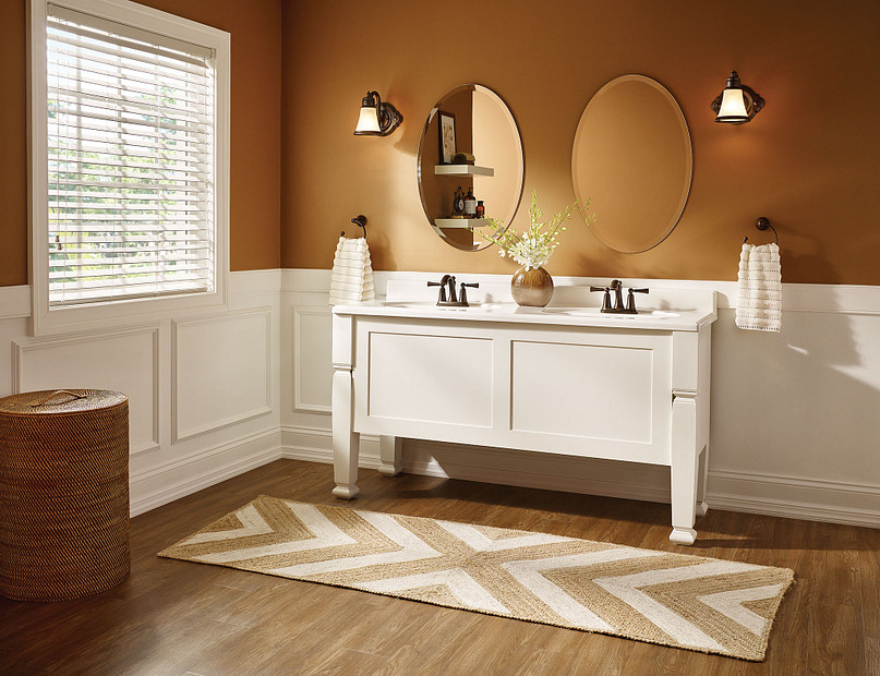 Moen 4505BN Wynford Lavatory 2H Ctrset Bn