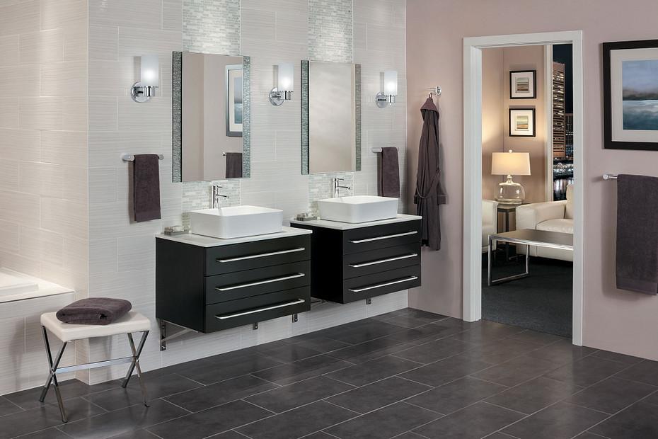 Moen 6192BN Align 1H1H Vessel Lavatory Brushed Nickel
