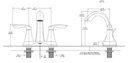 Moen 6410BN Eva 2H Lavatory Bn