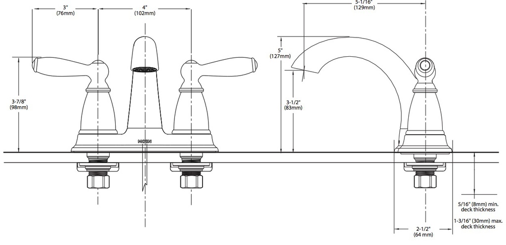 Moen 6610BN Brantford 2H Cs Bn