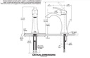 Moen 6903BN Voss Lavatory 1H 1H Ctrst Bn