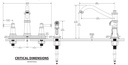 Moen 7250BL Belfield Kd 2H Fixed Spt Bl