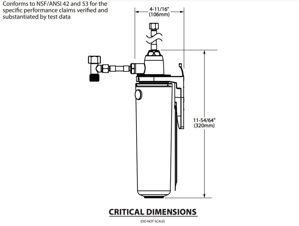 Moen S5500 Sip Filtration Rough-In Kit