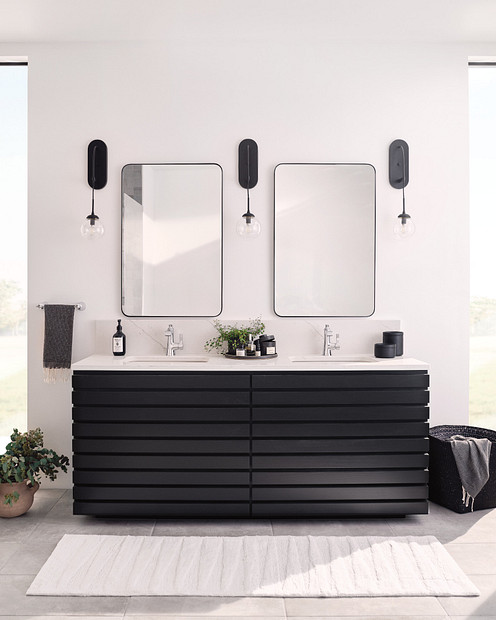 Moen S6981BN Flara Lavatory 1Hdl Single Hole Bn