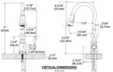Moen S73004BG Weymouth Pulldown Faucet Bg