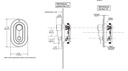 Moen T2190BN Align Posi W/Dvtr Valve Trim Bn