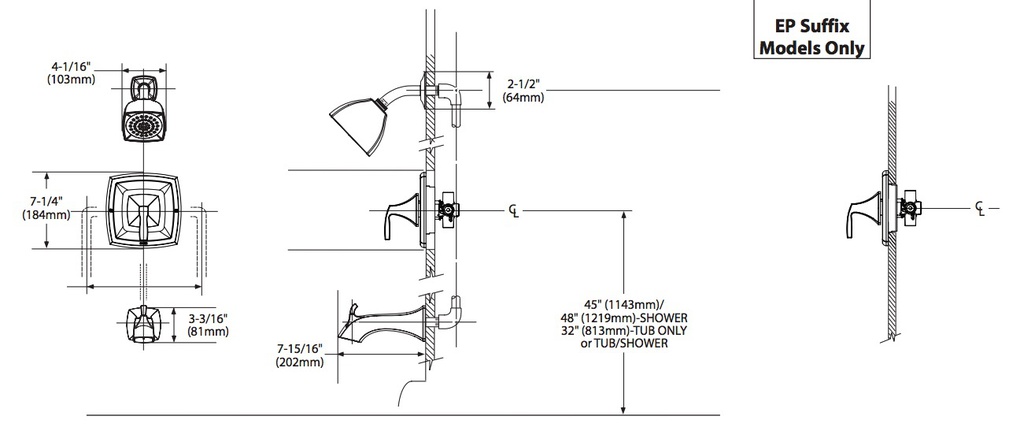 Moen T2691BN Voss Posi Valve Trim Bn
