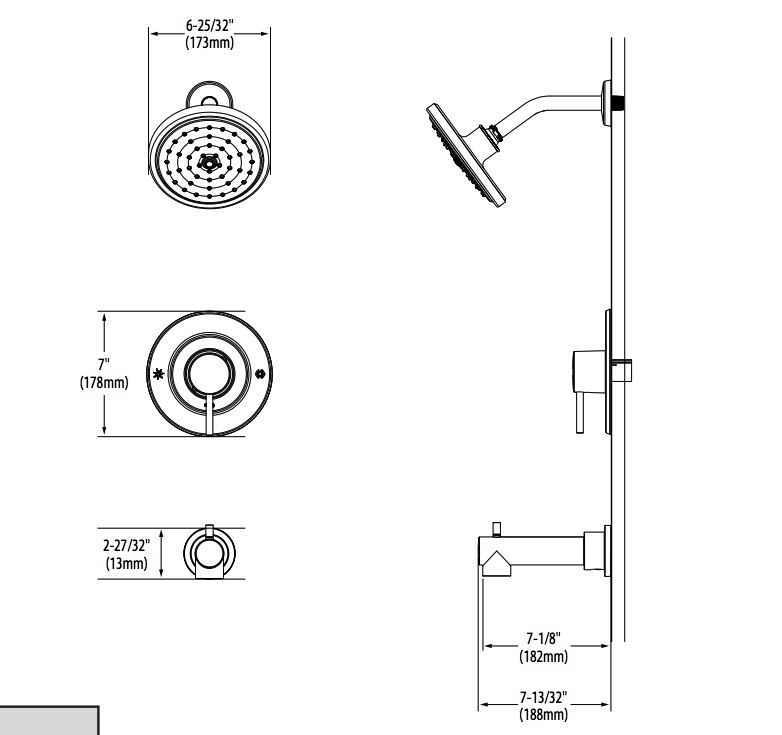 Moen T3291 Align Moentrol Valve Trim Chr