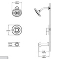 Moen T3291 Align Moentrol Valve Trim Chr