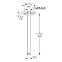 Grohe 28492000 Rainshower 12" Ceiling Shower Arm Chrome 2