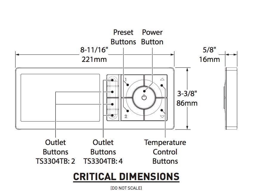 Moen TS3302BL U By Moen 2-Outlet Shower Controller Bl