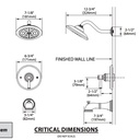 Moen UT3311 Belfield M-Core 3S V/O Trim Ch