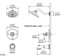 Moen UT3312ORB Belfield M-Core 3S S/O Trim Orb