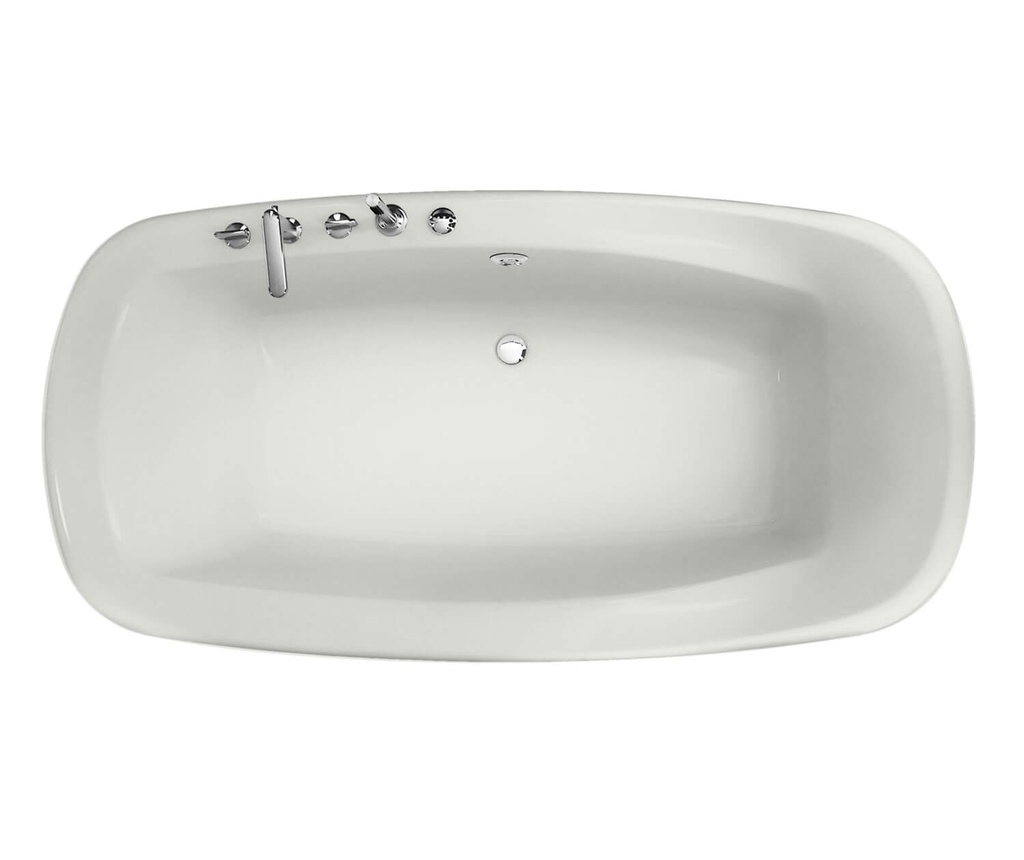 Maax 101318-094-001 Eterne 7242 Combo Hydromax & Aerofeel White