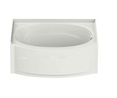 Maax 102784-L-096-001 Islander 6030 Dbl Til Flange Comb. Whirl. & Aeroeffect White