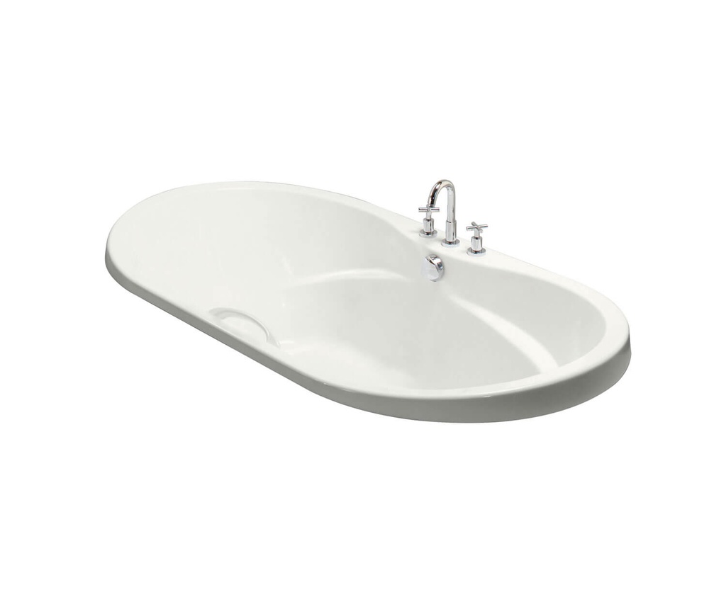 Maax 102863-094-001 Living 6042 Combo Hydromax & Aerofeel White