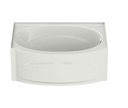 Maax 102895-L-096-001 Islander 6030 W/Till Flange Comb. Whirl. & Aeroeffect White