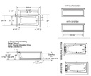 Maax 105549-R-001-001 Exhibit 6032 (Ifs) Dbl Til.Flange Whirlpool White