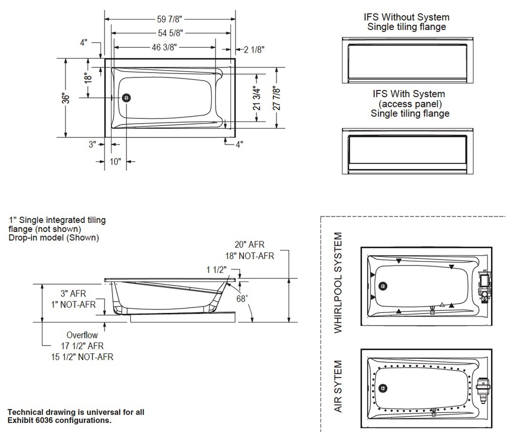 Maax 106171-R-001-001 Exhibit 6036 If Whirlpool White