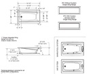 Maax 106172-L-001-001 Exhibit 6036 Ifs Whirlpool White