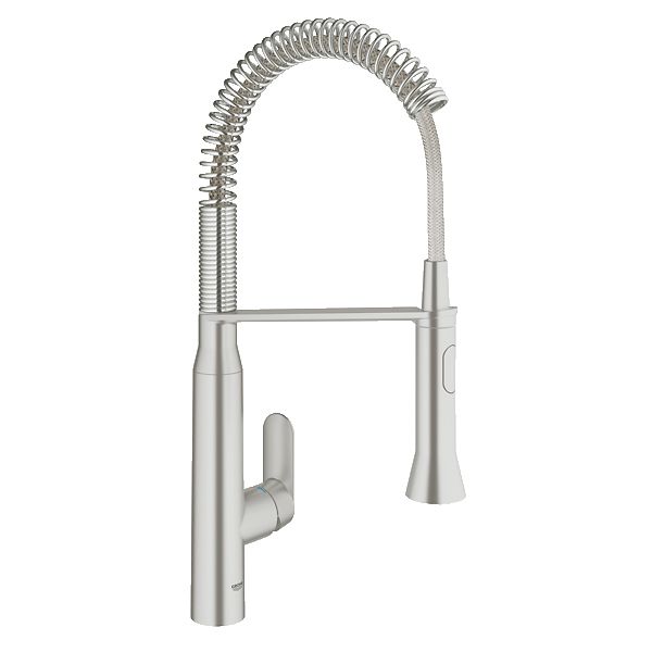 Grohe 31380DC0 K7 Medium Kitchen Faucet Super Steel 1