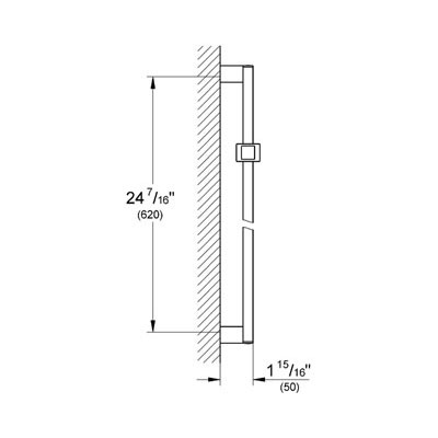 Grohe 27892000 Euphoria Cube Wall Bar Chrome 2