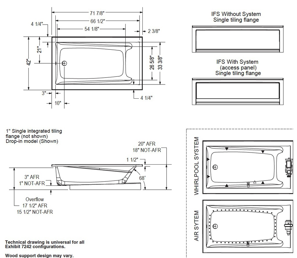 Maax 106186-R-096-001 Exhibit 7242 If Comb. Whirl. & Aeroeffect White