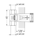 Grohe 29274000 Volume Control Rough In Valve 3/4" 2