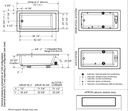 Maax 106211-L-001-001 Pose 7236 Left Corner Whirlpool White