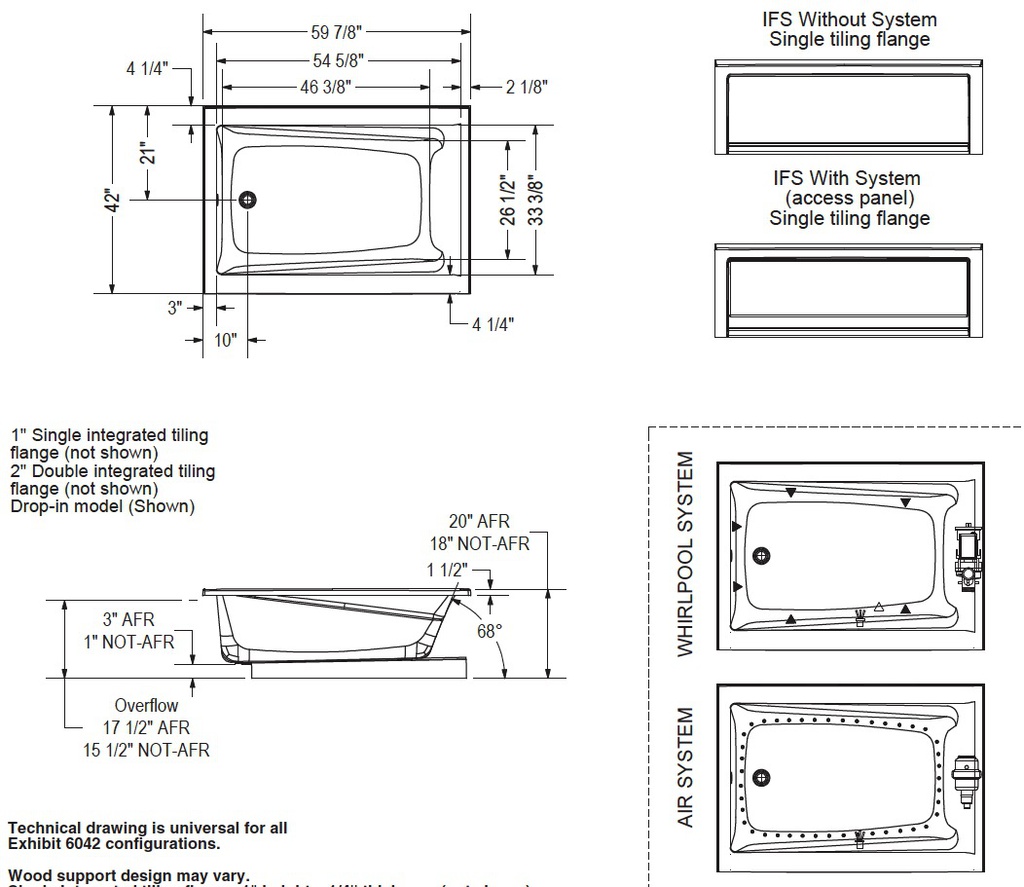 Maax 106230-L-001-001 Exhibit 6042 If Dtf Whirlpool White